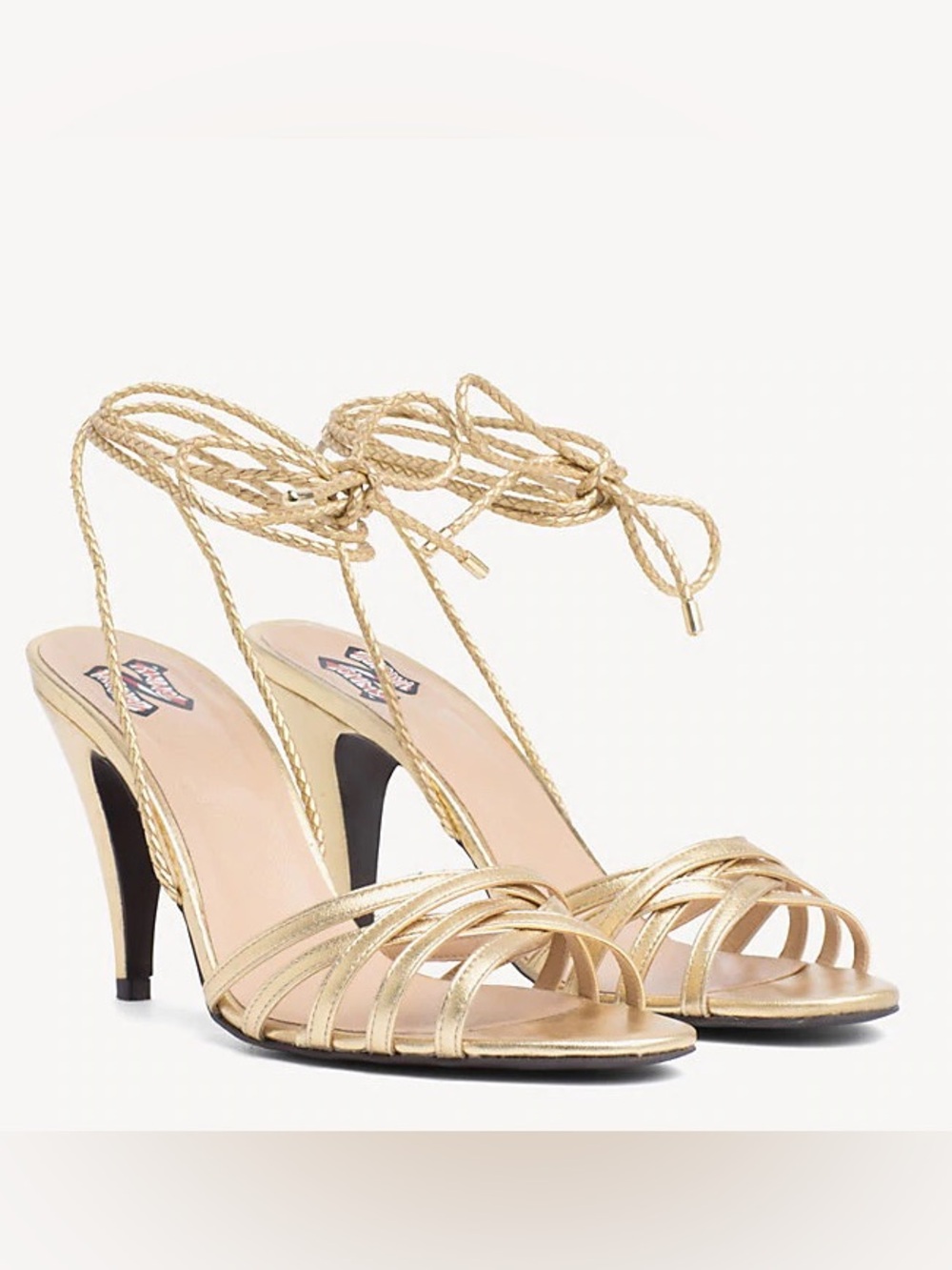 Zendaya X Tommy Hilfiger Gold Heels 🤩